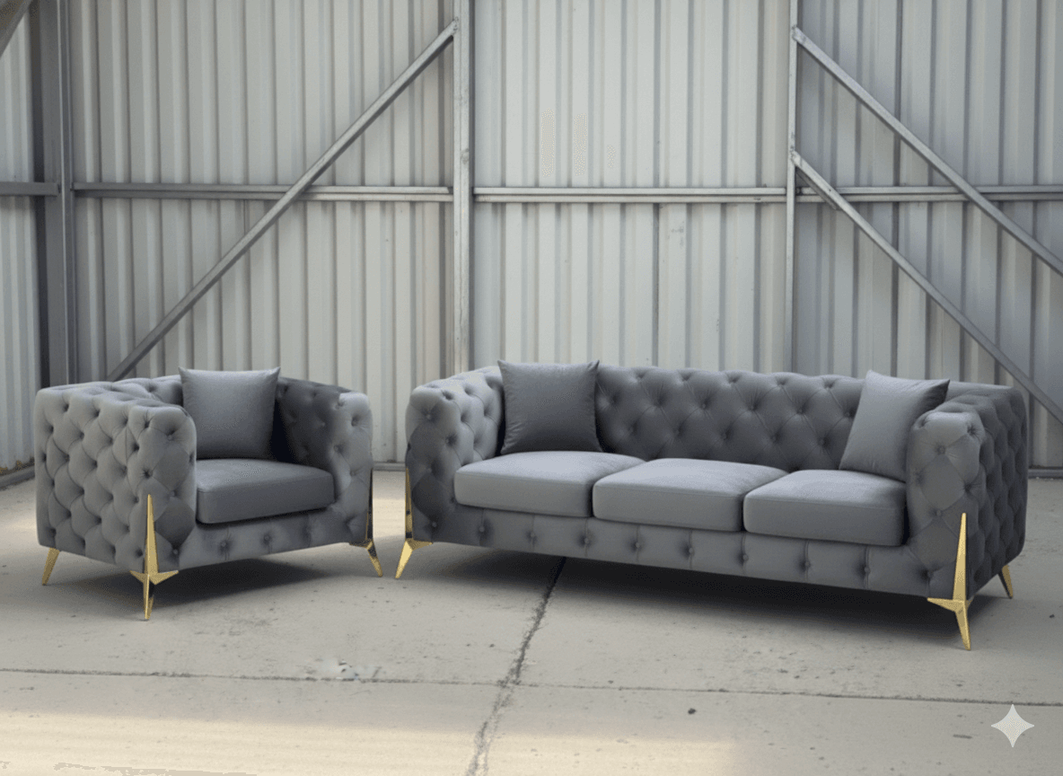 Paris Sofa UK - Additional view of premium sofas from Newcastle Beds UK